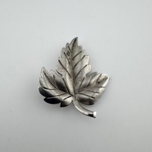 Mid Century Tiffany & Co Sterling Leaf Brooch
