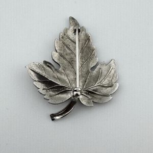 Alternative view of Mid Century Tiffany & Co Sterling Leaf Brooch