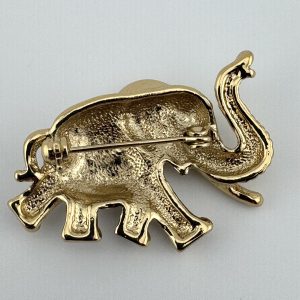 Alternative view of Stunning Vintage Elephant Brooch Mid Century